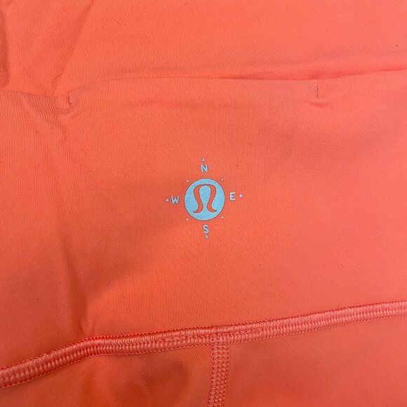 Lululemon Highest Times SE Pants Leggings Wanderlust Size 10 Cape Red - Picture 2 of 5